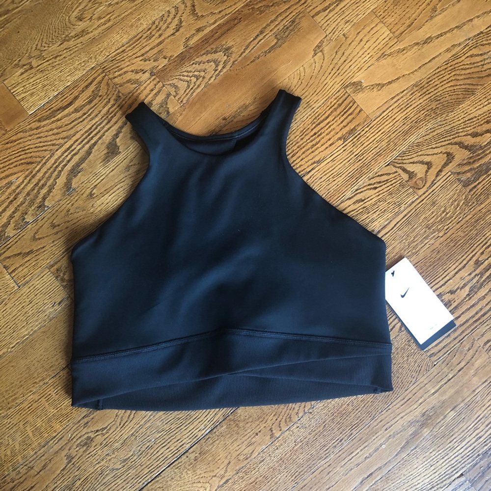 NEW Nike Black High-Neck Training Bra